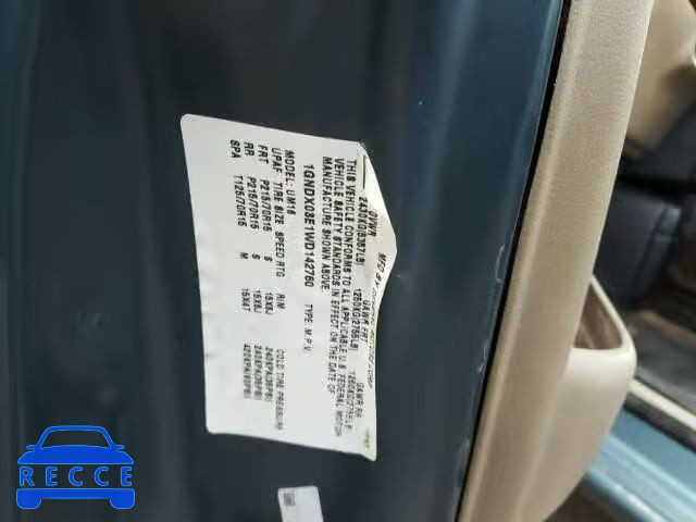 1998 CHEVROLET VENTURE 1GNDX03E1WD142760 image 9