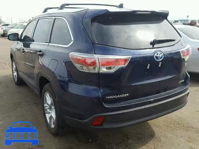 2016 TOYOTA HIGHLNDER 5TDDCRFH4GS019572 зображення 2