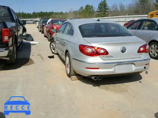 2010 VOLKSWAGEN CC LUXURY WVWHN7AN1AE539402 image 2