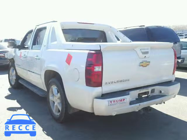 2009 CHEVROLET AVALANCHE 3GNEC32J29G279388 image 2