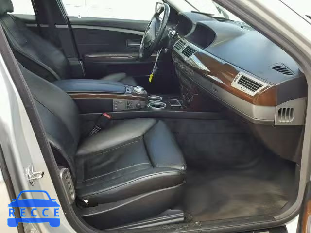 2005 BMW 745I WBAGL63595DP76043 image 4