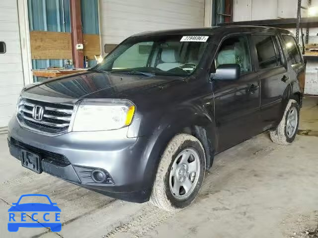 2012 HONDA PILOT LX 5FNYF4H24CB021860 image 1