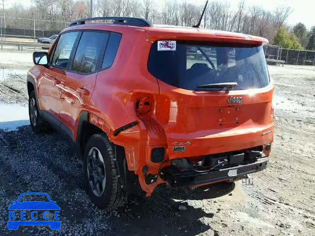 2016 JEEP RENEGADE S ZACCJBAT4GPD63193 image 2