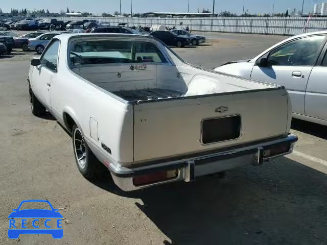 1984 CHEVROLET EL CAMINO 1GCCW80H1ER113538 image 2