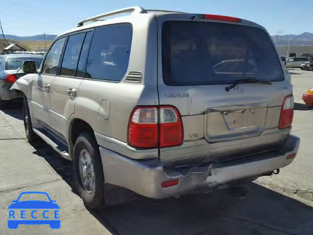 2000 LEXUS LX 470 JT6HT00W5Y0078551 image 2