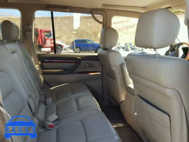 2000 LEXUS LX 470 JT6HT00W5Y0078551 image 5