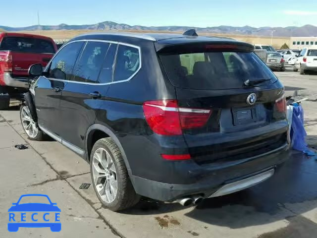 2017 BMW X3 XDRIVE3 5UXWX7C5XH0S20097 image 2