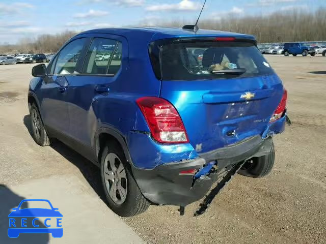 2015 CHEVROLET TRAX LS KL7CJKSB0FB149023 image 2