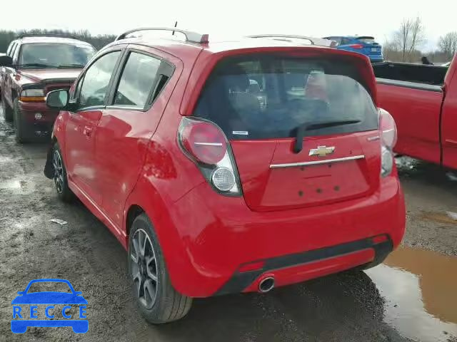 2015 CHEVROLET SPARK 2LT KL8CF6S93FC763995 image 2