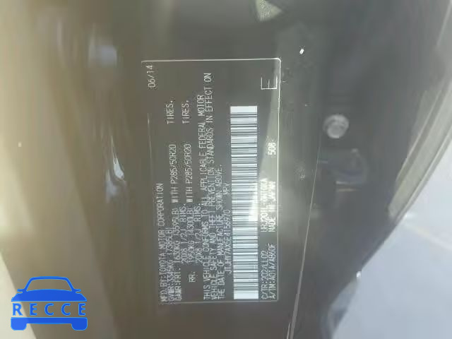 2014 LEXUS LX 570 JTJHY7AX5E4156970 image 9