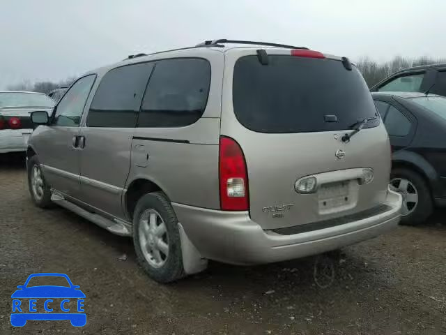 2001 NISSAN QUEST SE 4N2ZN16T61D821501 image 2