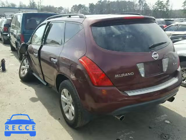 2007 NISSAN MURANO S JN8AZ08W07W614321 image 2