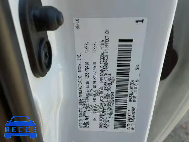 2016 TOYOTA TUNDRA DOU 5TFRY5F13GX208341 image 9