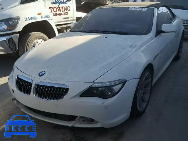 2008 BMW 650I WBAEB53548CX62193 image 1