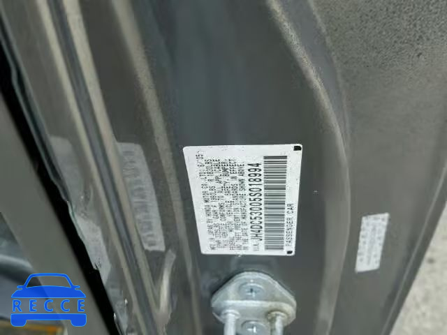 2005 ACURA RSX TYPE-S JH4DC53005S018994 image 9