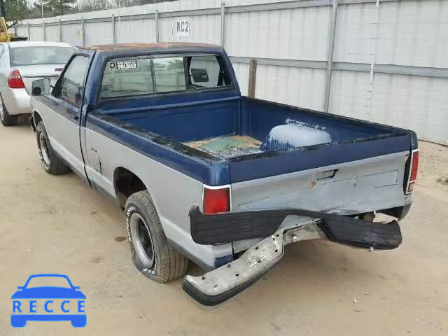 1991 CHEVROLET S10 1GCCS14R4M8290093 image 2