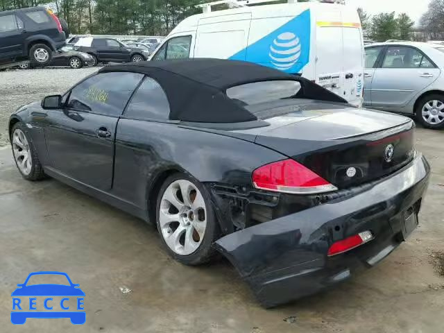 2006 BMW 650I WBAEK13476CN72336 зображення 2