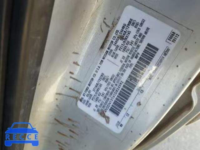 2001 NISSAN QUEST GXE 4N2ZN15T41D824592 зображення 9