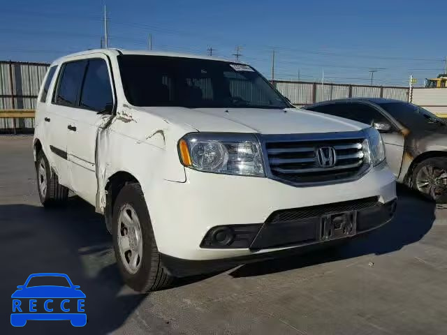 2013 HONDA PILOT LX 5FNYF3H29DB010400 image 0