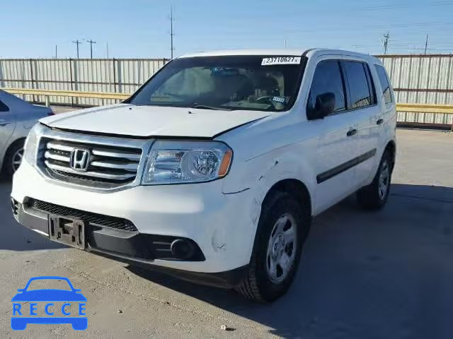 2013 HONDA PILOT LX 5FNYF3H29DB010400 image 1