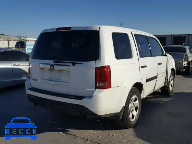 2013 HONDA PILOT LX 5FNYF3H29DB010400 image 3