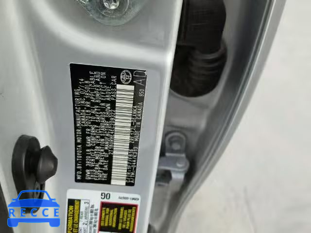 2014 TOYOTA COR L/LE/L 2T1BURHE4EC209322 image 9