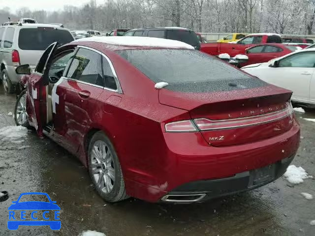 2014 LINCOLN MKZ HYBRID 3LN6L2LUXER819385 Bild 2