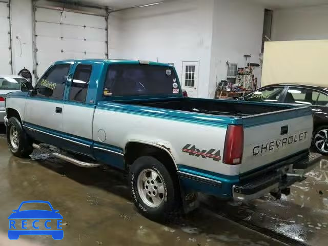 1993 CHEVROLET K1500 2GCEK19K8P1177775 зображення 2