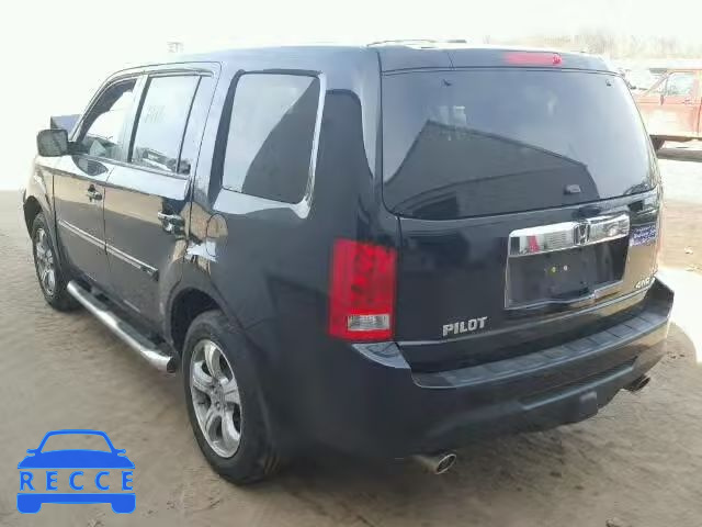 2014 HONDA PILOT EXLN 5FNYF4H77EB023276 image 2