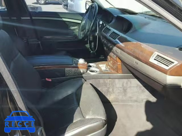 2005 BMW 745I WBAGL635X5DP74642 image 4