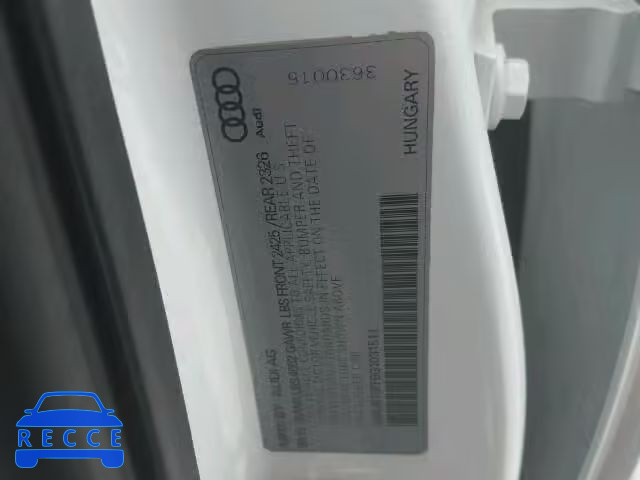2016 AUDI S3 PREMIUM WAUB1GFF8G1031511 image 9