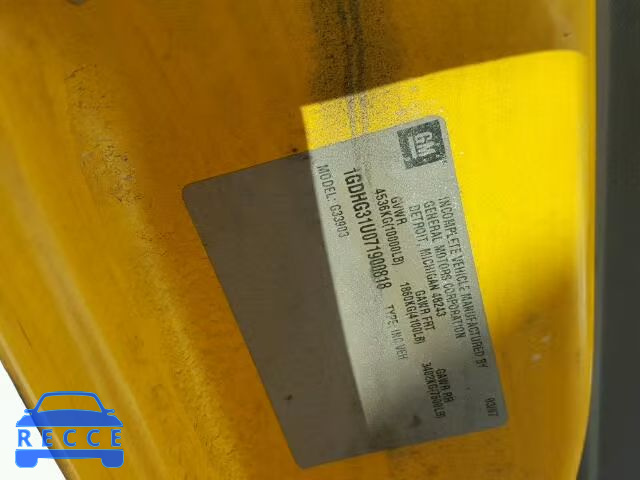 2007 GMC SAVANA G35 1GDHG31U071900818 image 9