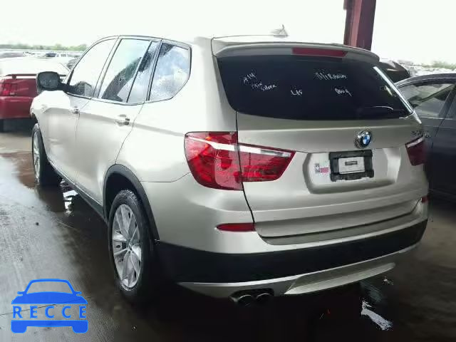 2014 BMW X3 XDRIVE2 5UXWX9C50E0D34264 image 2