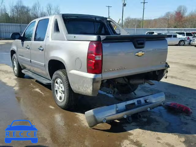 2009 CHEVROLET AVALANCHE 3GNFK22369G119355 image 2