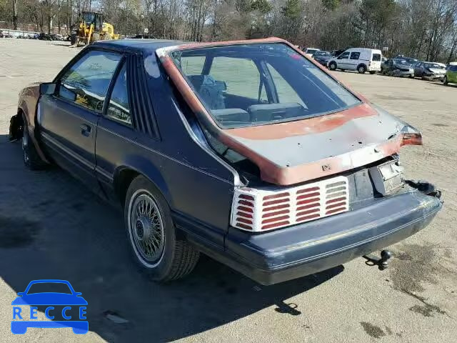 1986 FORD MUSTANG LX 1FABP28A7GF183083 Bild 2