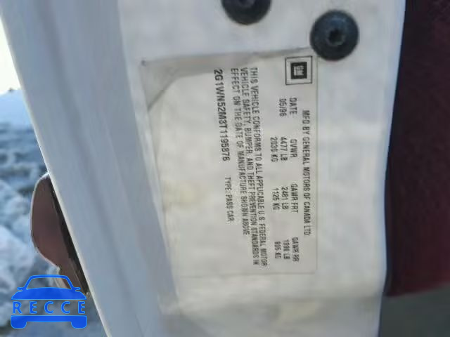 1996 CHEVROLET LUMINA LS 2G1WN52M3T1195876 image 9