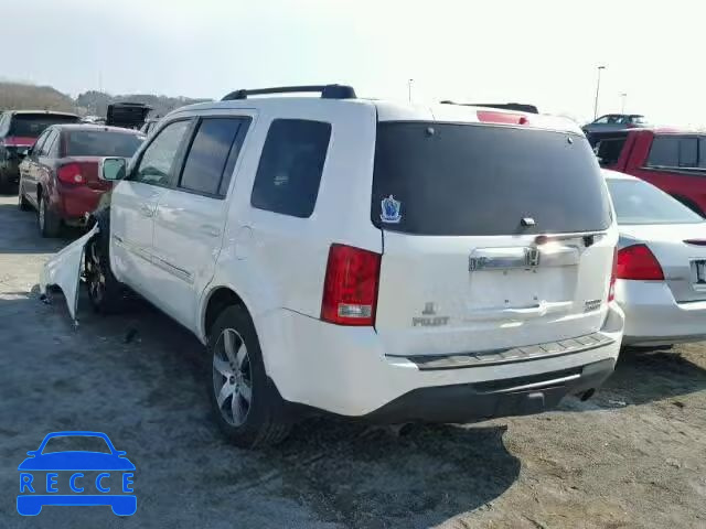 2013 HONDA PILOT TOUR 5FNYF4H96DB017369 image 2