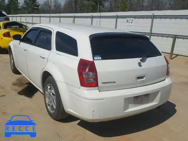 2007 DODGE MAGNUM SE 2D4FV47T67H844958 image 2