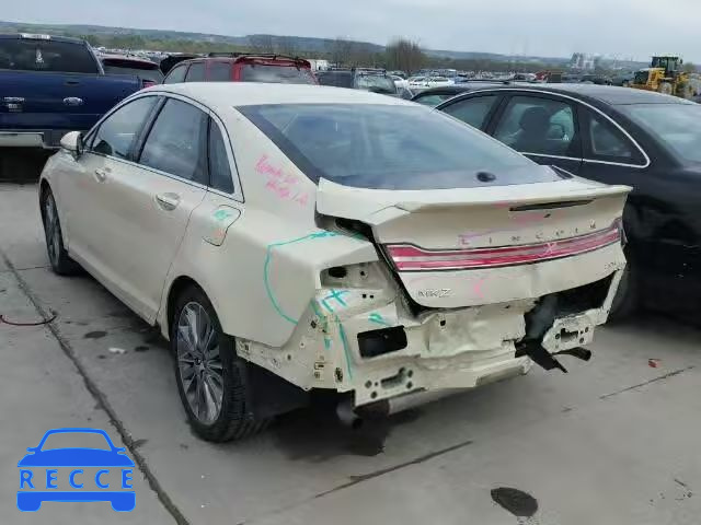 2014 LINCOLN MKZ HYBRID 3LN6L2LU1ER804905 зображення 2