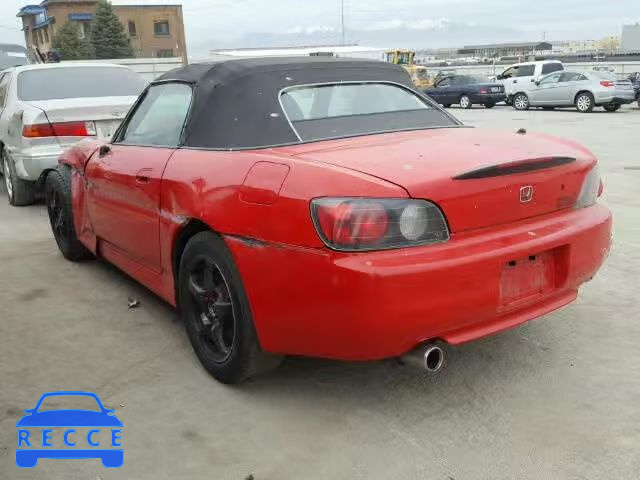 2001 HONDA S2000 JHMAP11421T005626 image 2