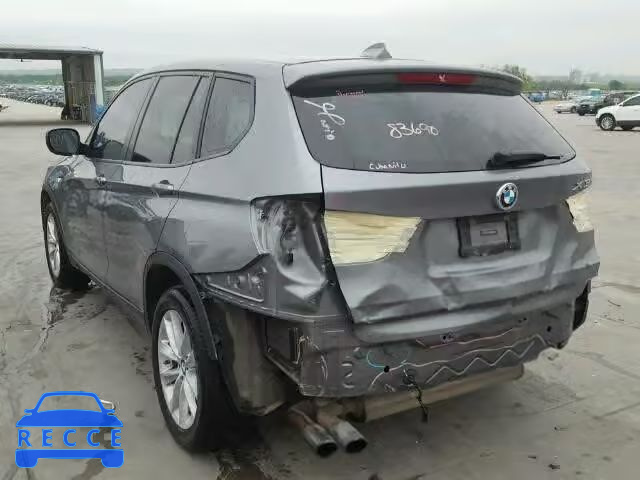 2013 BMW X3 XDRIVE2 5UXWX9C50DL874580 зображення 2