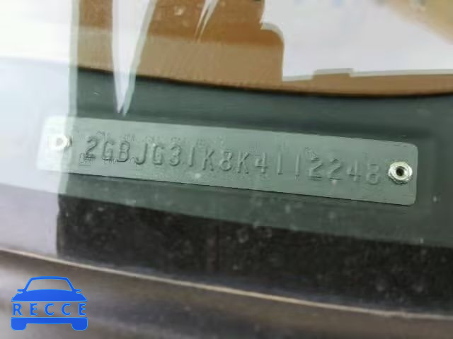 1989 CHEVROLET G30 2GBJG31K8K4112248 зображення 9