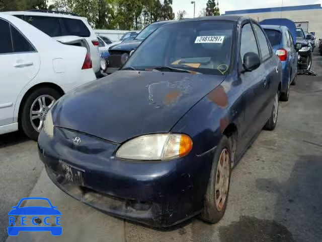 1998 HYUNDAI ELANTRA KMHJF24M7WU717830 image 1