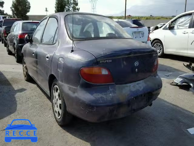 1998 HYUNDAI ELANTRA KMHJF24M7WU717830 image 2