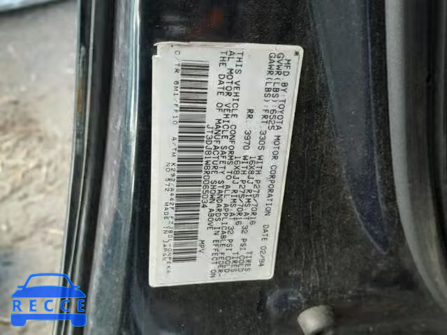 1994 TOYOTA LANDCRUISE JT3DJ81W8R0065034 image 9