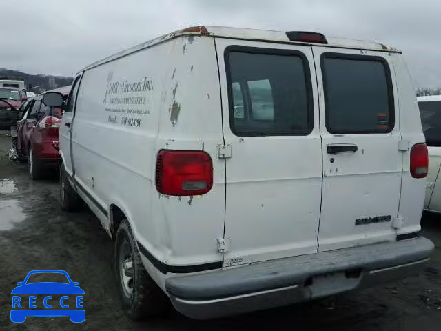 2000 DODGE RAM VAN B1 2B7HB11Y2YK100263 зображення 2