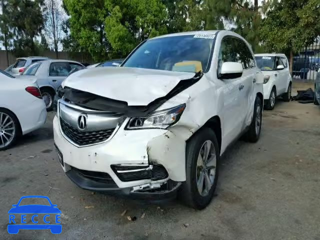 2014 ACURA MDX 5FRYD3H28EB003993 зображення 1