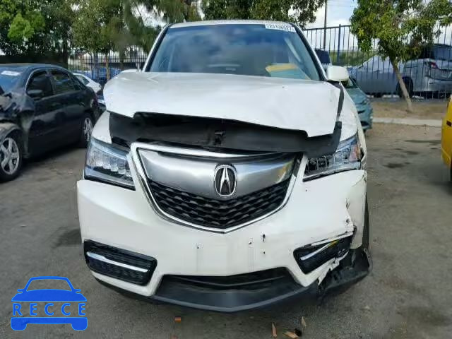 2014 ACURA MDX 5FRYD3H28EB003993 зображення 8