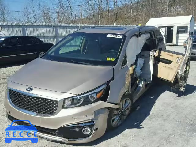 2015 KIA SEDONA SXL KNDME5C10F6031842 image 1