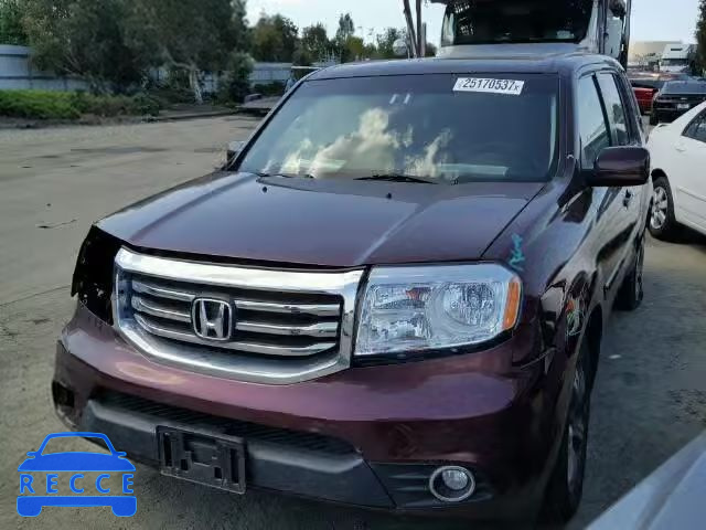 2014 HONDA PILOT EXLN 5FNYF3H70EB021976 image 1